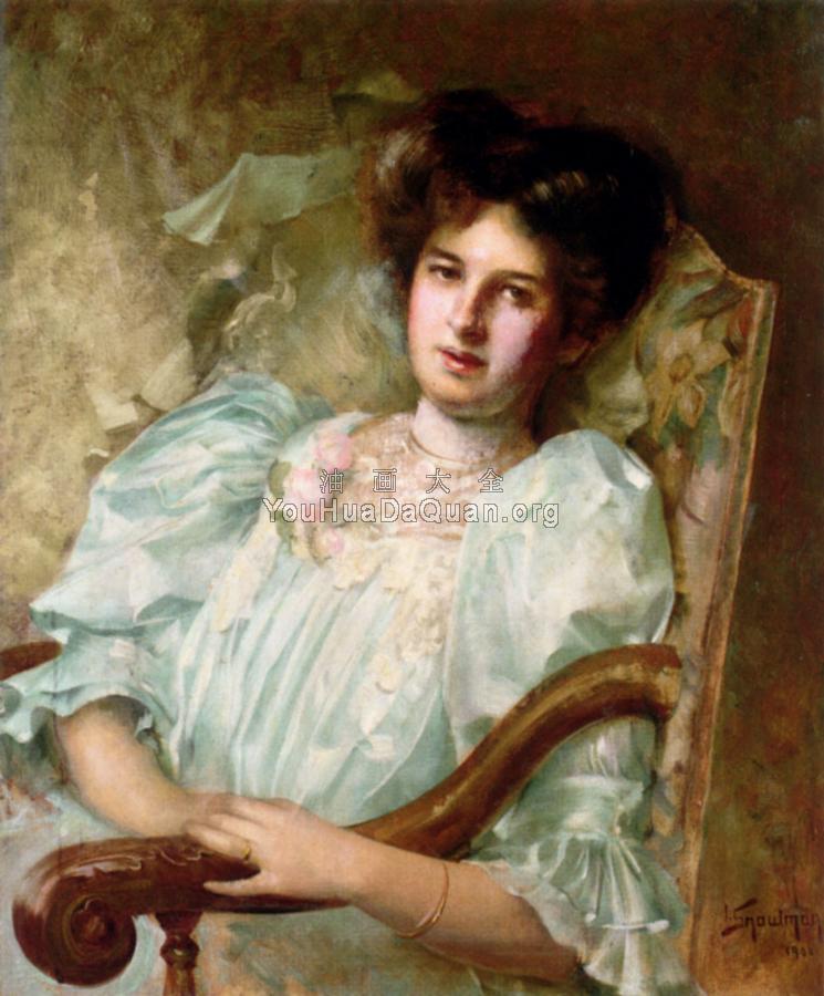 Portrait Of Rosie Snowman - 艾萨克·斯诺曼